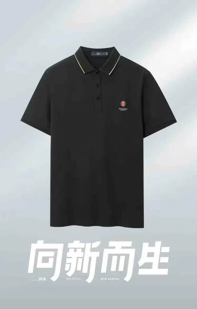 短袖男夏季Polo衫凉感POLO衫时尚透气春日慢人风