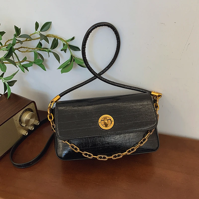 春季款时尚轻奢女包包高级感链条腋下包气质通勤女士斜挎包18070