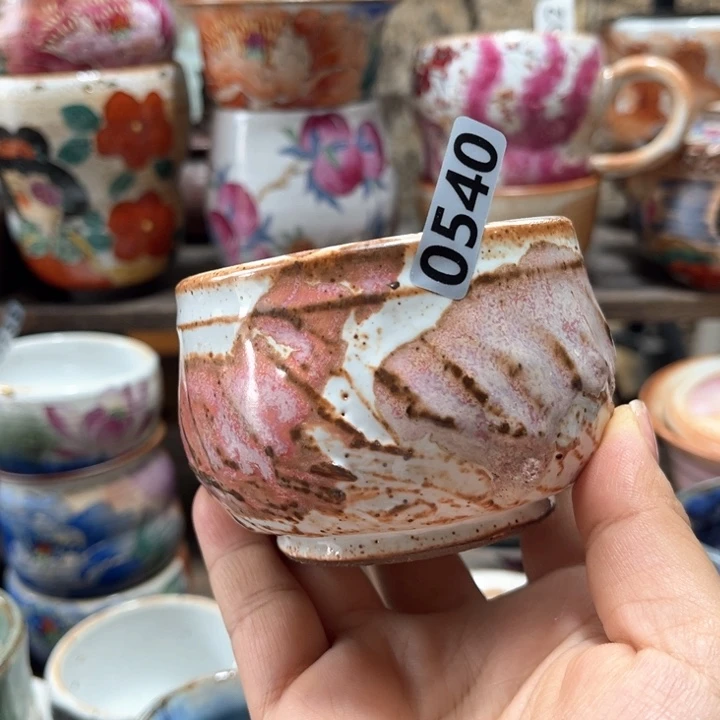 全手工柴烧志野杯540