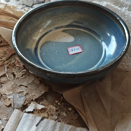库存微瑕窑变大盆一个