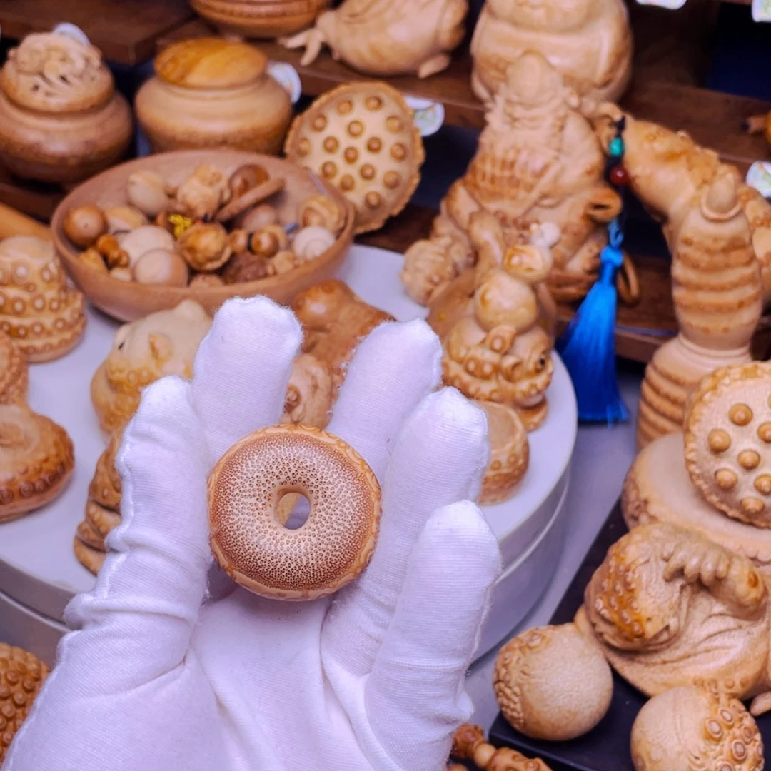 竹貳**嘻精品平安扣把玩件