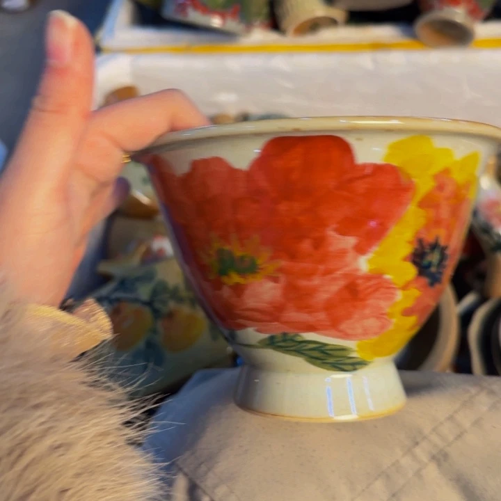 瓷片景德镇陶瓷手工手绘