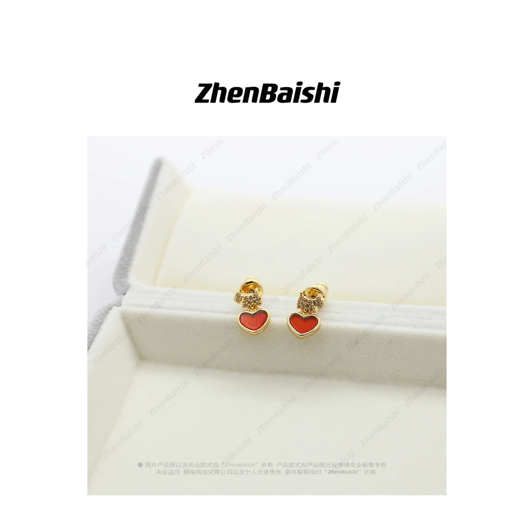 合金仿珍珠耳饰 轻奢时尚简约精致设计师耳钉【19662】