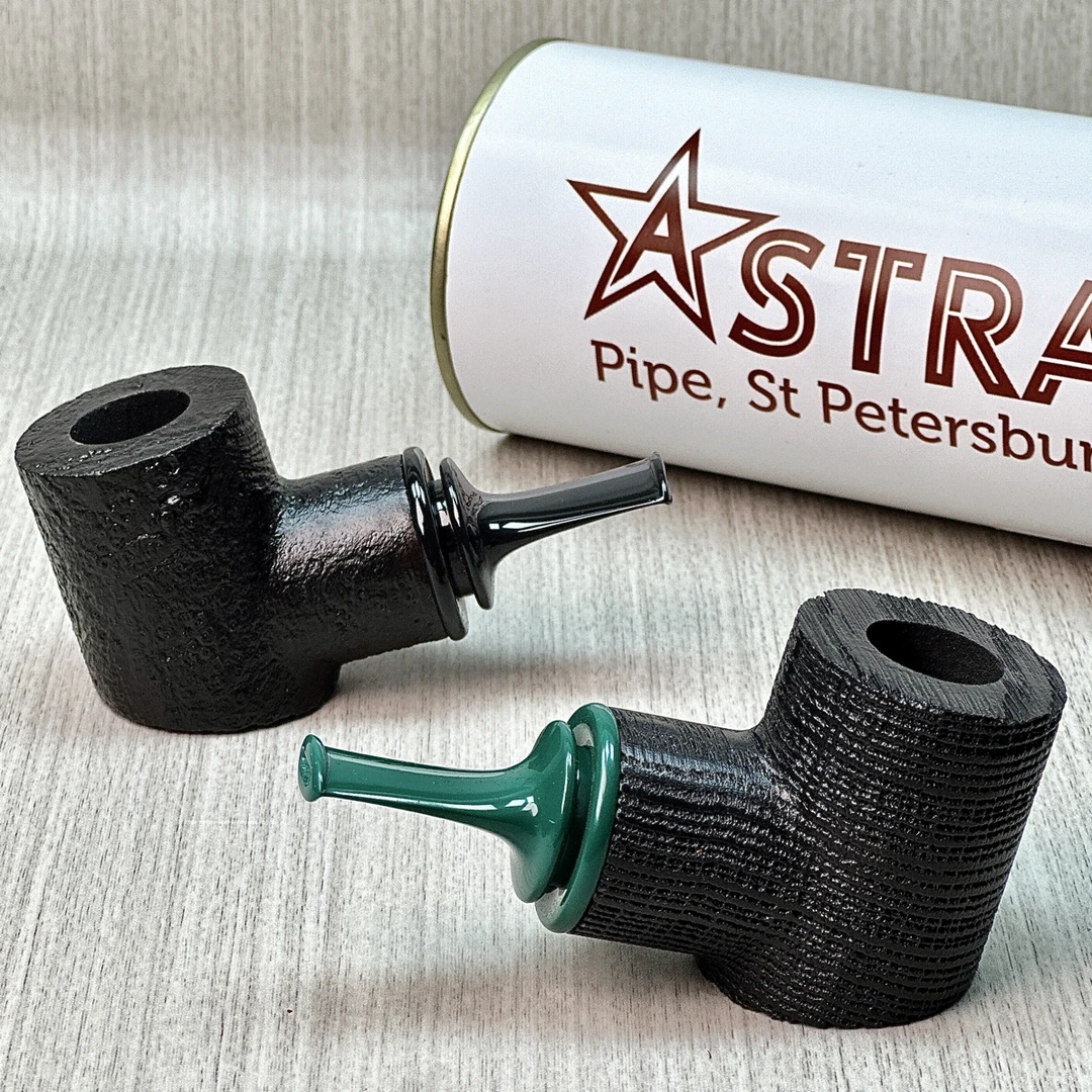 ASTRA 俄罗斯阿斯特拉烟斗空腔大气室喷砂橡木化石桌斗锤子石楠木