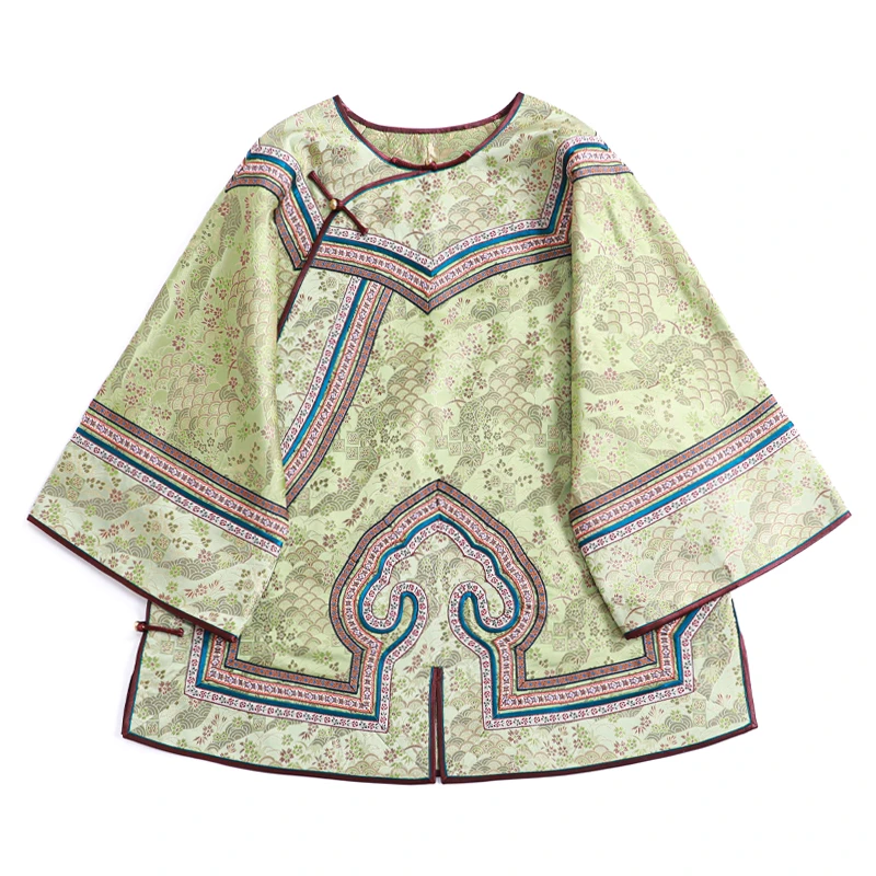 「瑞色天华」乐锦坊复古中国风原创日常百搭设计感刺绣汉服上衣