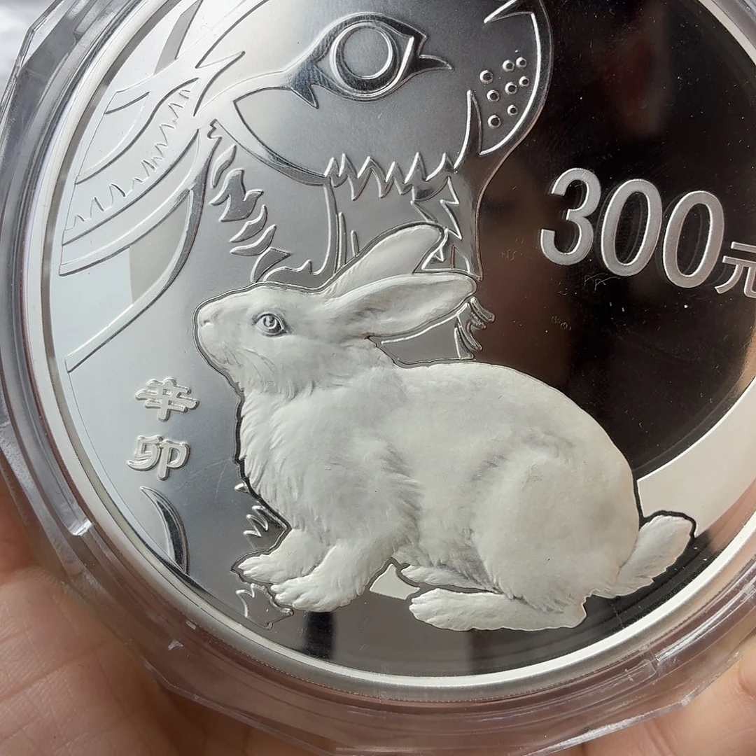 纯银2011年公斤银兔