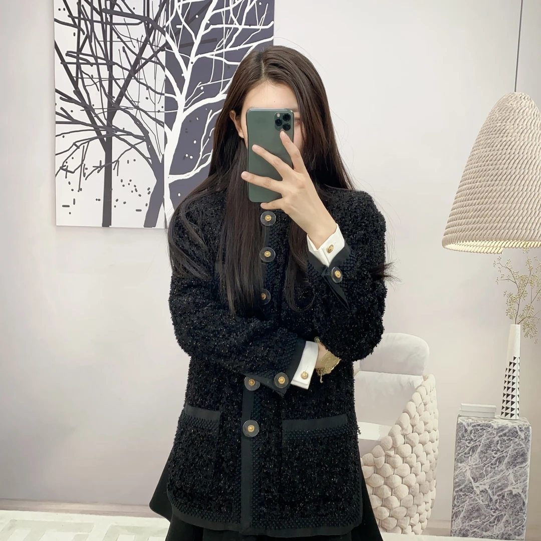 95新 Chanel/香奈儿 麦殿/大都会系列软尼外套36码/240305VGLVH15