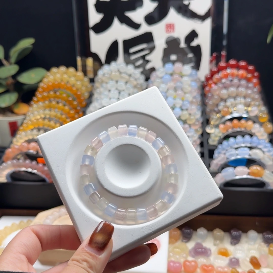 玛瑙/玉髓未镶嵌手链