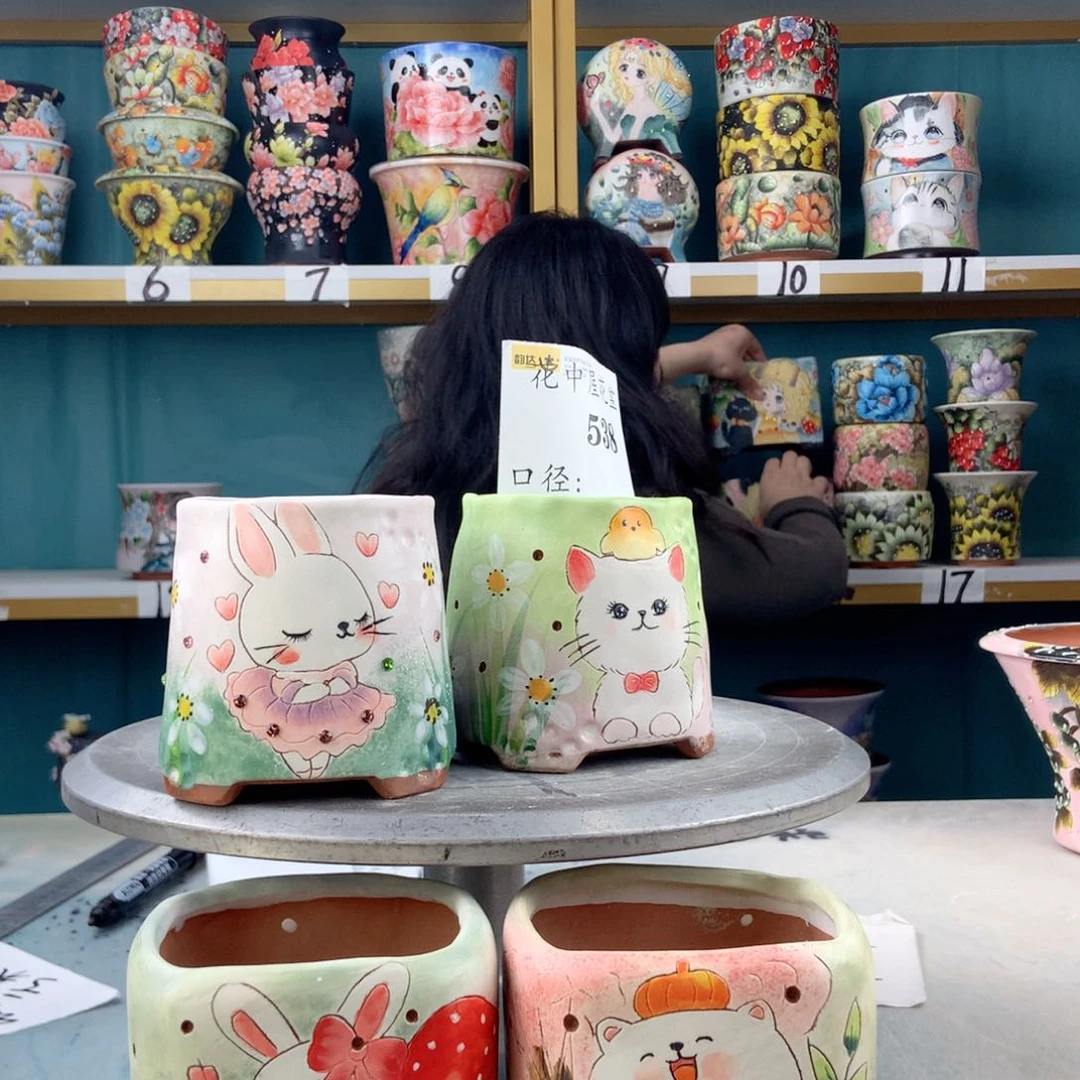 罐景德镇手工瑕疵538