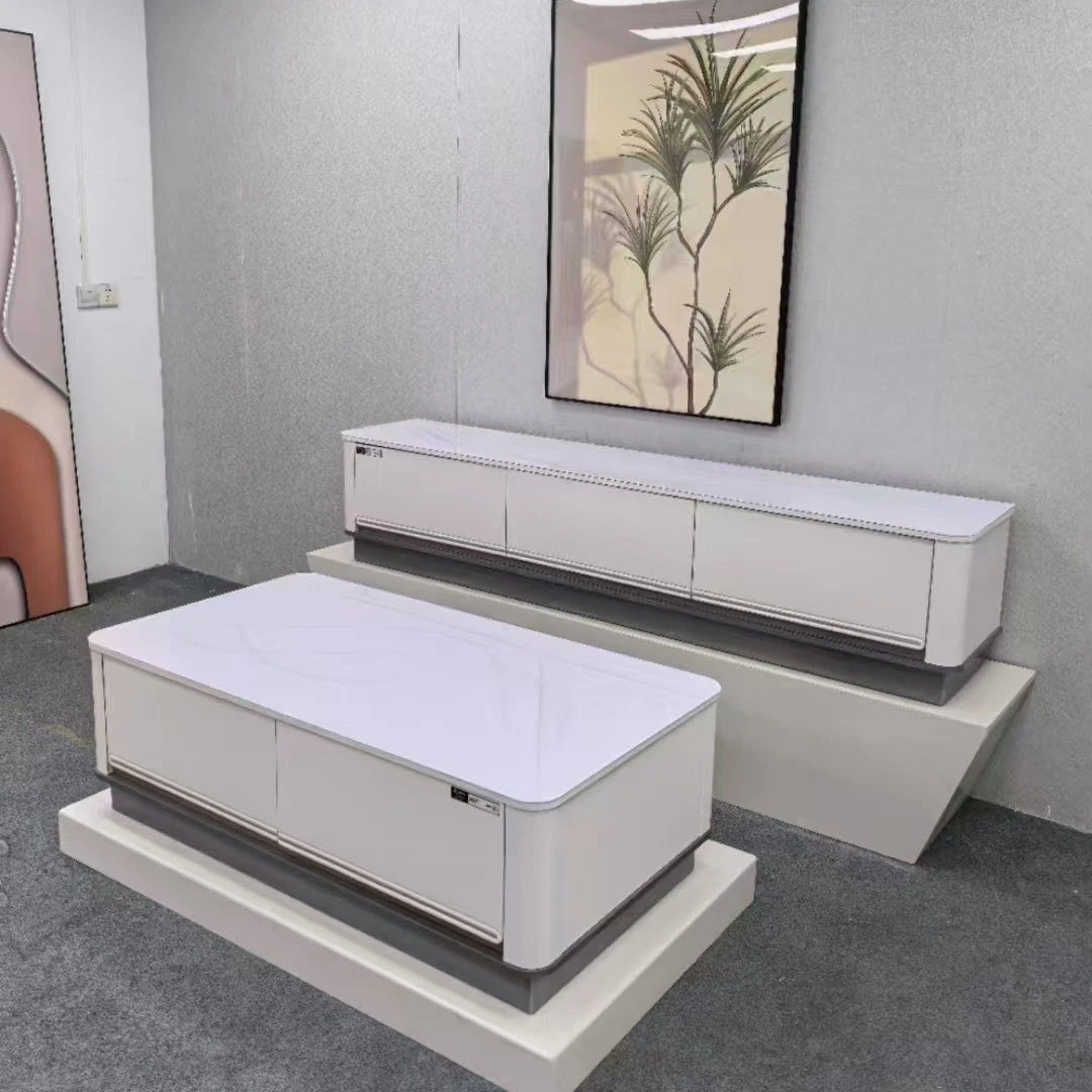 【新疆包邮】家用北欧全实木茶几电视柜组合套装客厅现代简约轻奢