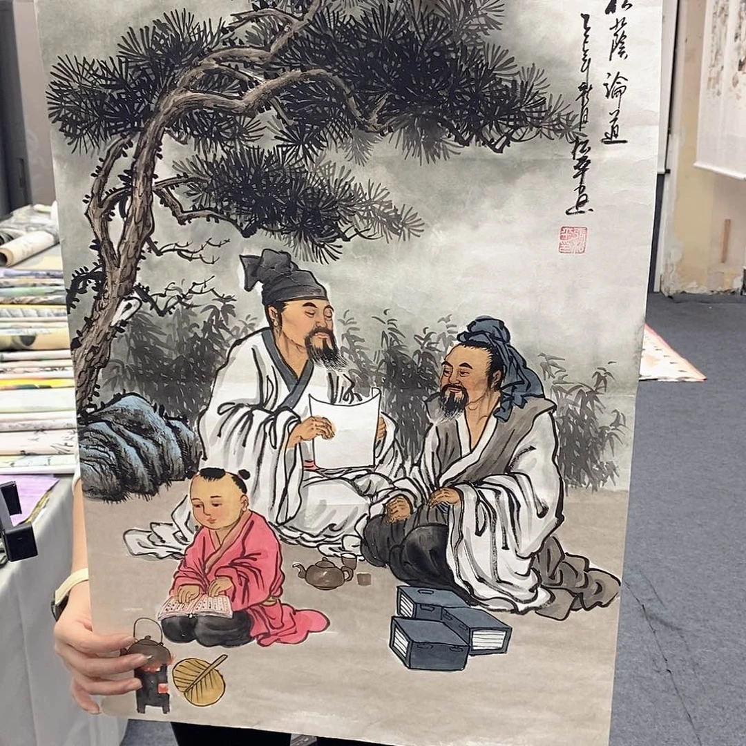 国画国画手绘作品