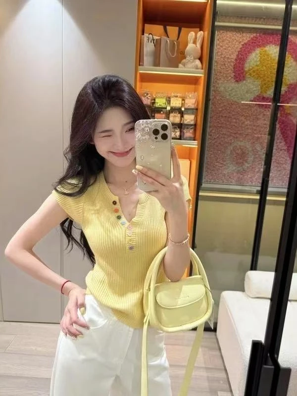 《一号链接合集上衣》夏季小个子短款 减龄时尚百搭显瘦上衣女