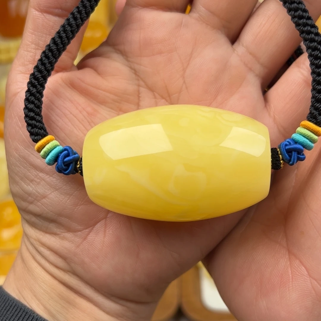 蜜蜡未镶嵌颈饰纯天然琥珀蜜蜡