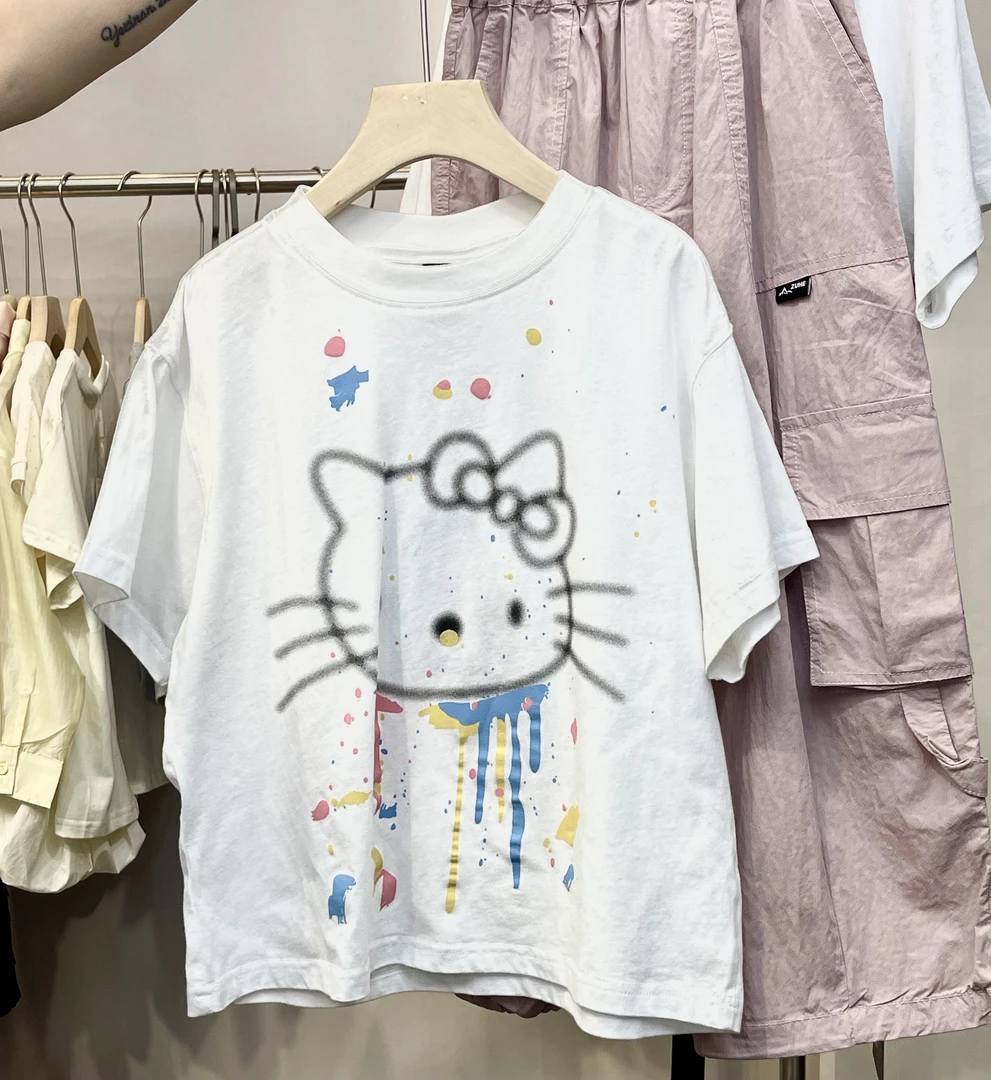 【郭郭童品】w➕kt印花T恤91363