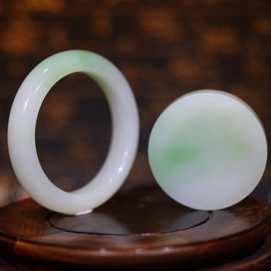 【新疆马爷珠宝】-青海翠套镯