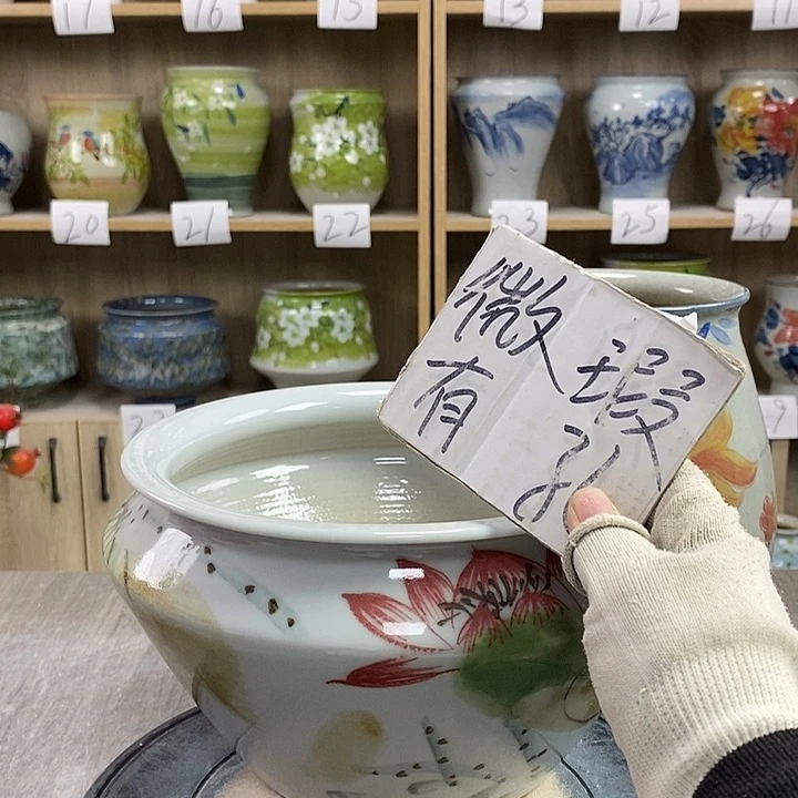 缸13xc景德镇陶瓷花盆