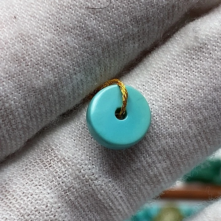 绿松石未镶嵌天然原矿 地大质检