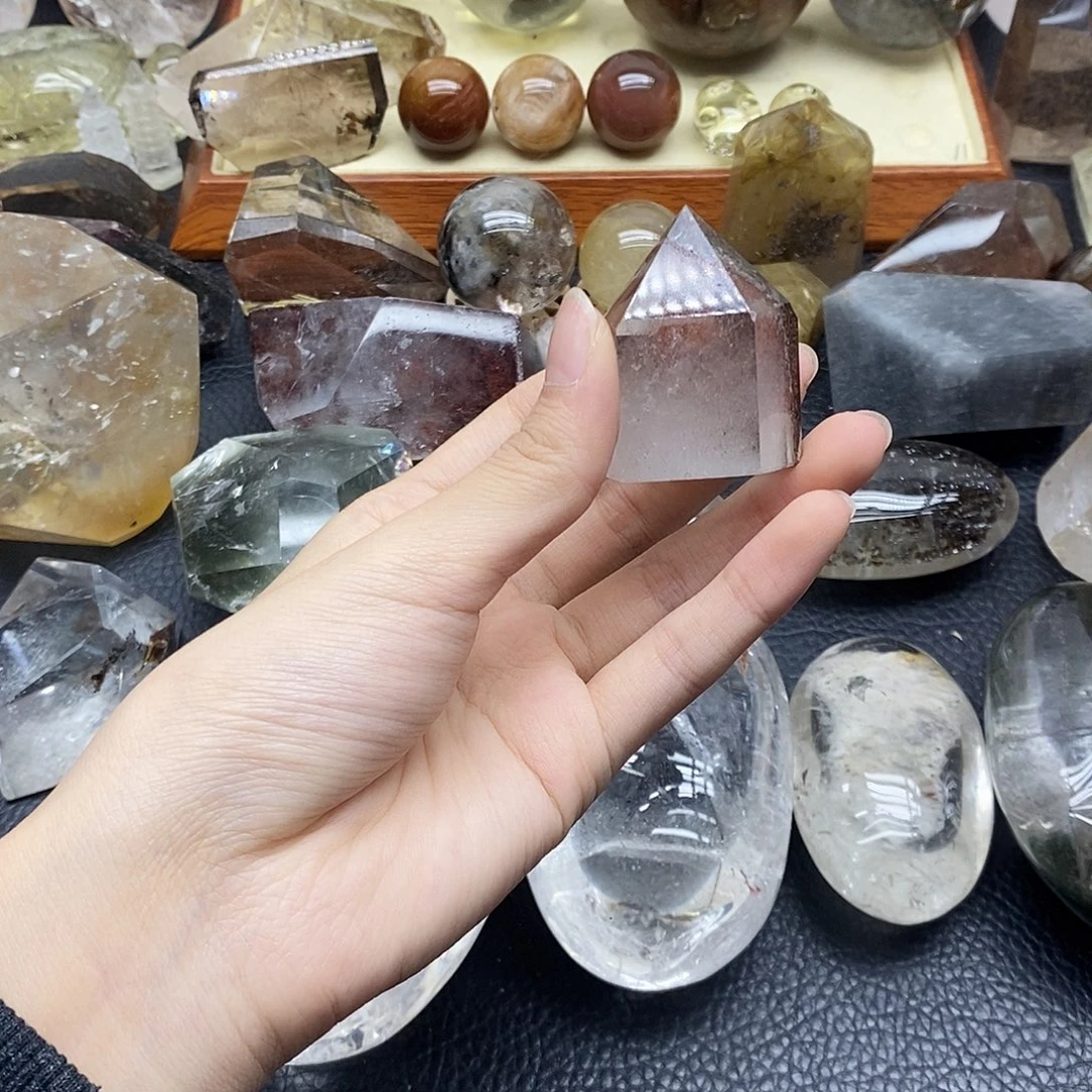 水晶未镶嵌珠宝半成品25水晶石