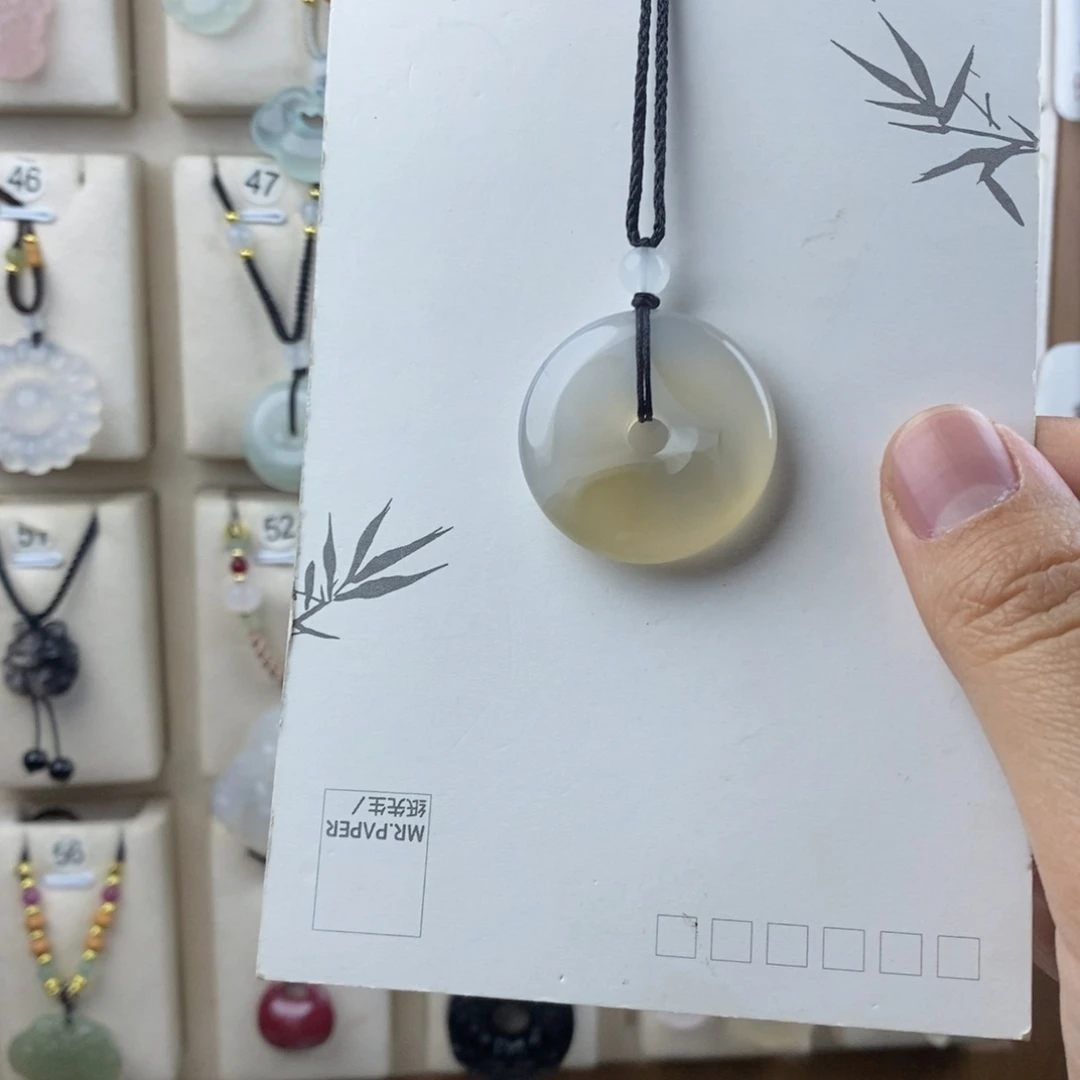 玛瑙/玉髓合金颈饰