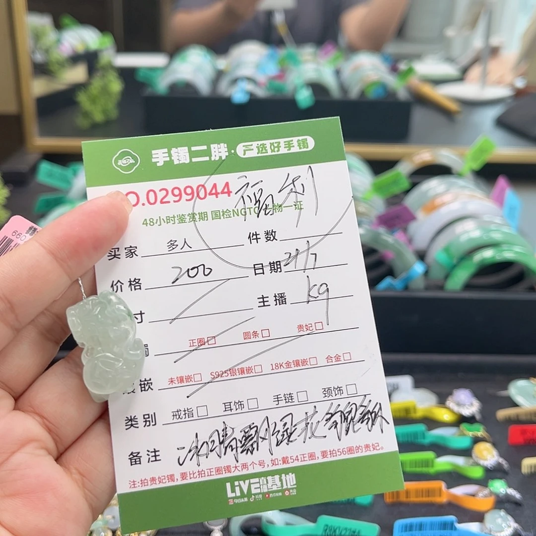 翡翠未镶嵌颈饰多人