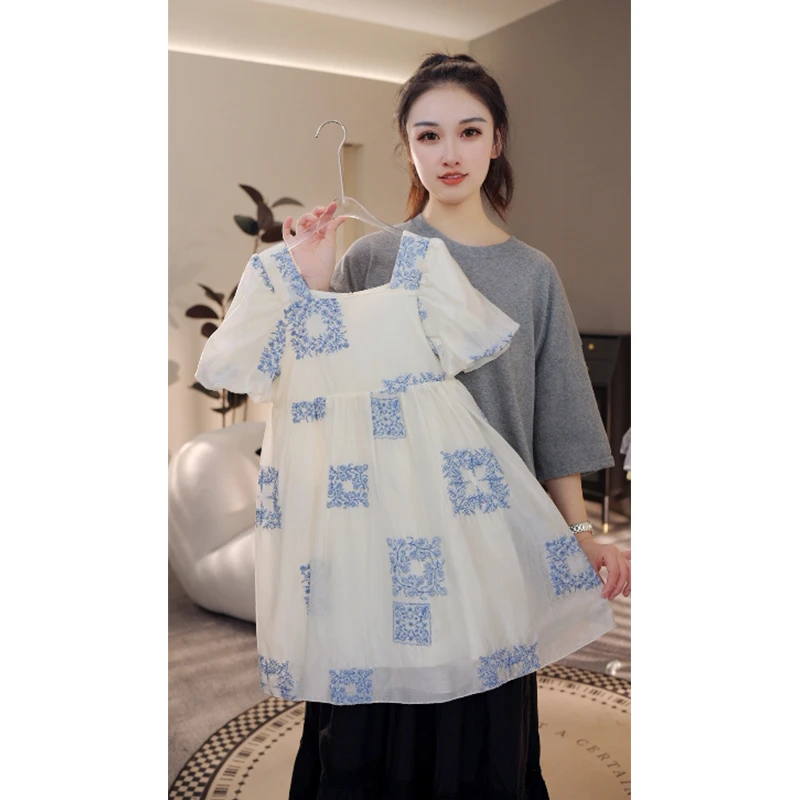 【一眼千年】女童连衣裙2025夏季新款中大童洋气儿童夏季裙子9718