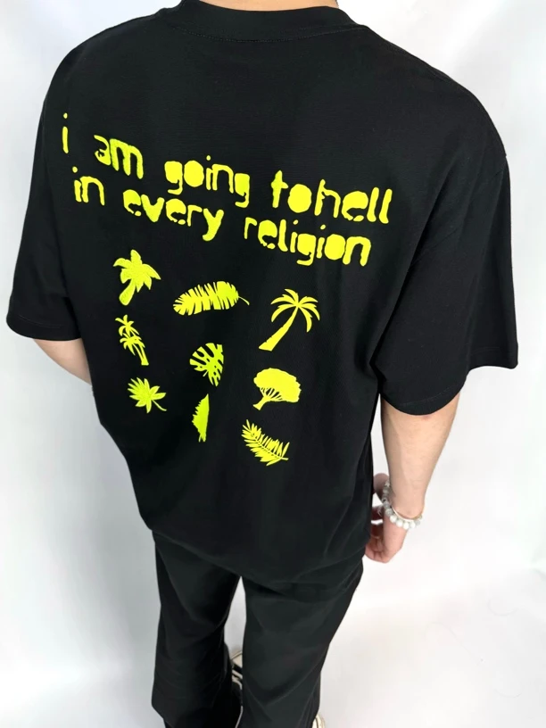 TumBler宽松短袖t恤高级男装高街美式短袖男士t恤短袖纯棉男士