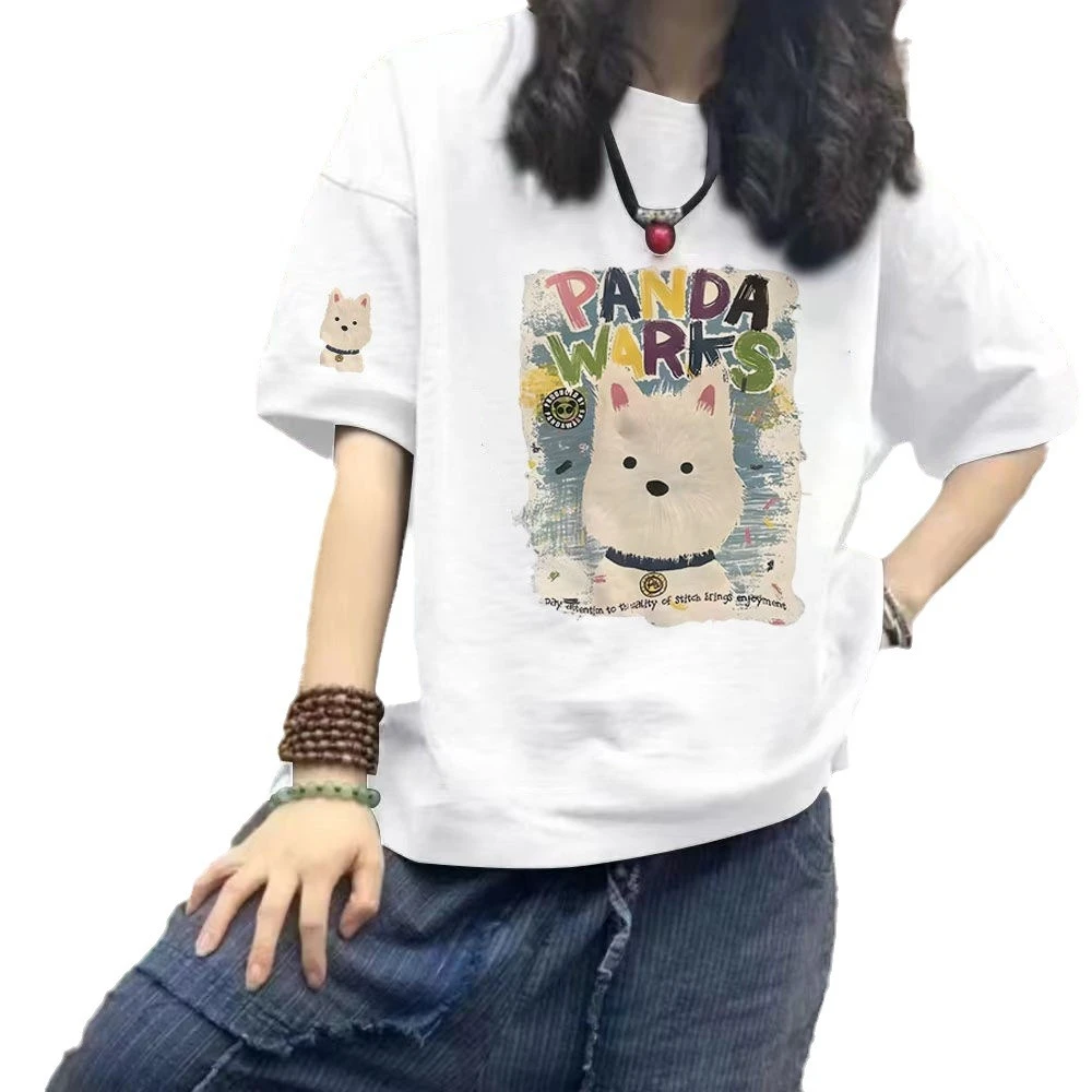 夏季新款微胖宽松显瘦小个子上衣潮胖mm大码300斤纯棉女士t恤短袖