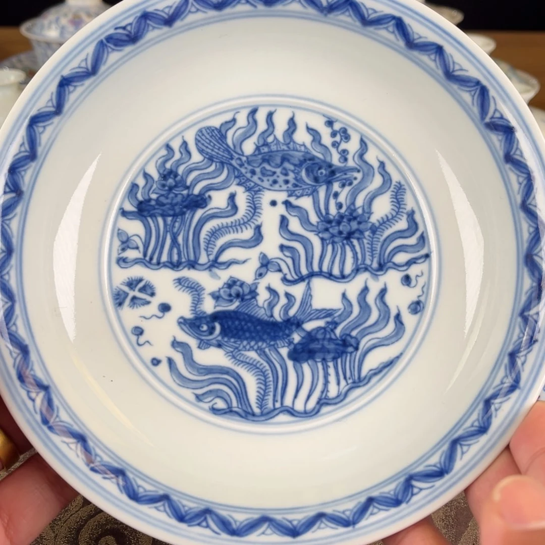 杯微瑕景德镇陶瓷壶承