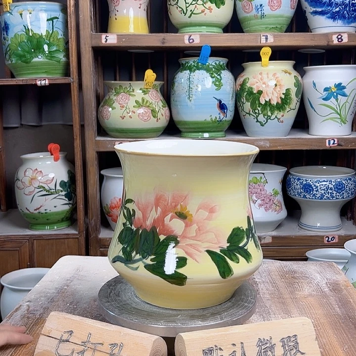 陶瓷小蛮腰油画牡丹182 新款新款请陶瓷台词