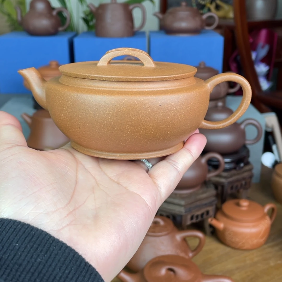 【闪购商品】紫砂茶壶十**伏黄降坡汉瓦