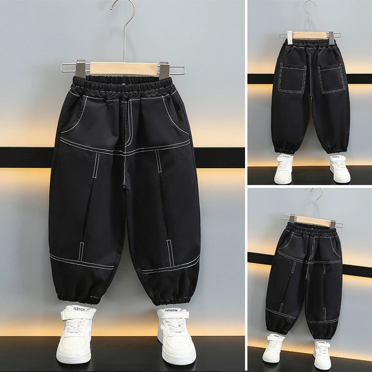 2025新款衣服儿童秋款时尚韩版秋季童装韩版牛仔裤长裤