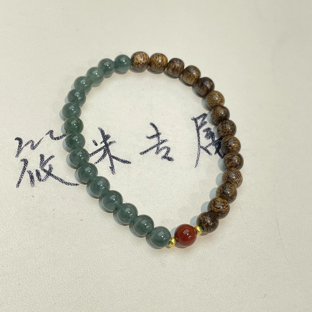 6mm沉沉蓝水手串k055 my