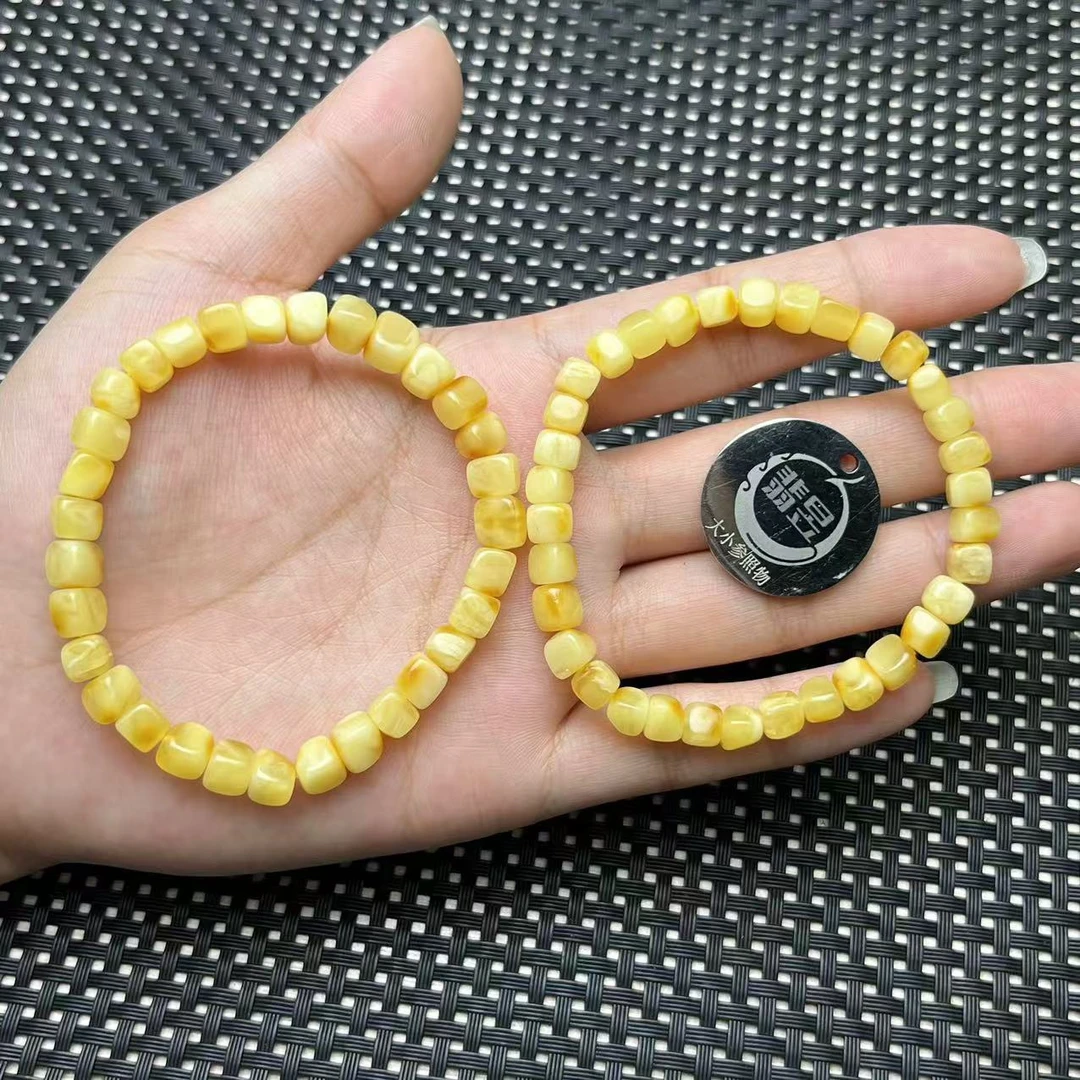 翡昱-N15-17015-蜜蜡手串/约5+/约33颗/-多样性发其一C