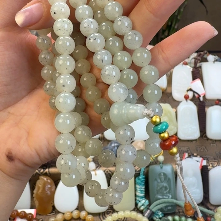 和田玉未镶嵌手链