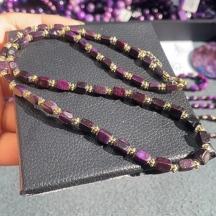 苏纪石（舒俱来）银S925镶嵌颈饰