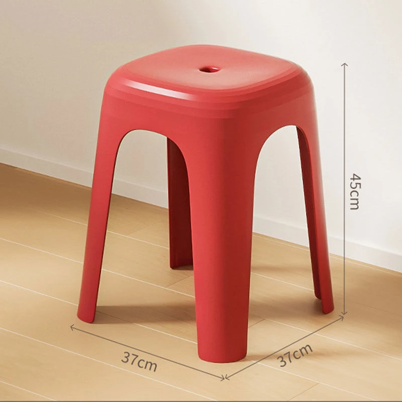 特厚北欧简约塑料凳子家用高凳加厚防滑矮凳高端轻奢客厅餐桌板凳