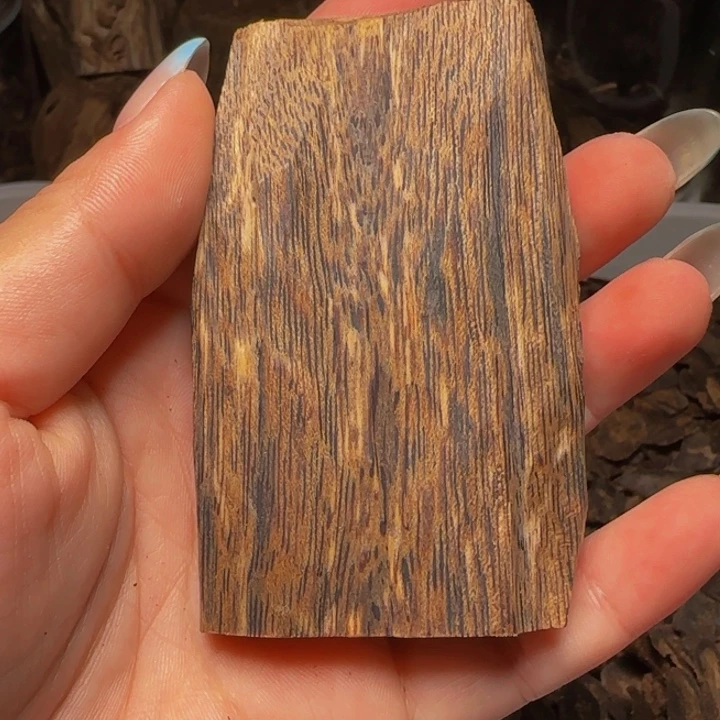 香榧木张勺子手把件2 9克+