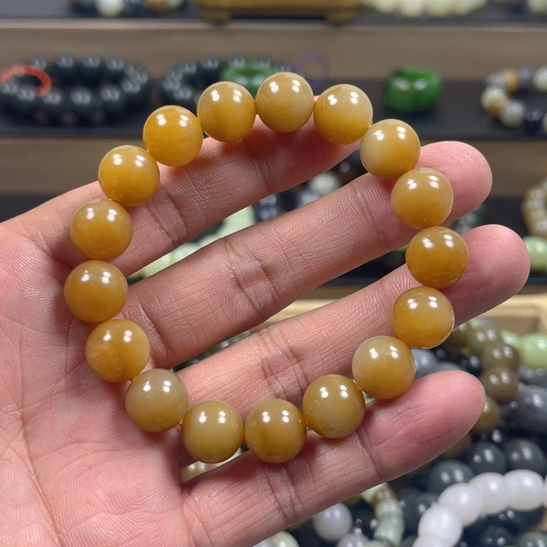 和田玉手串未镶嵌