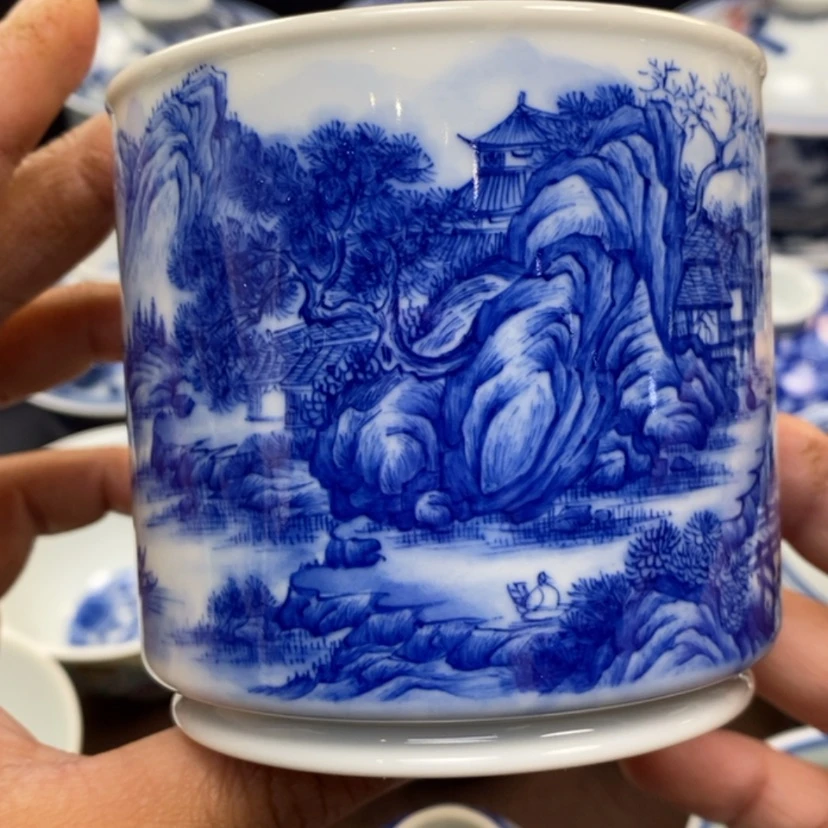 【闪购商品】景德镇青花主人杯