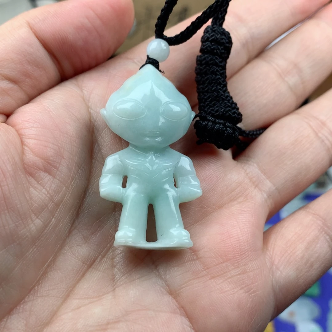 翡翠颈饰未镶嵌缅甸翡翠吊坠