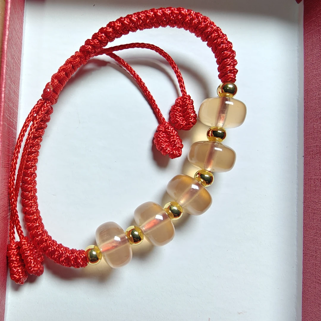 鱼惊石青鱼石宝宝款原色一个工艺品编织手工艺正品鱼惊石手串儿童