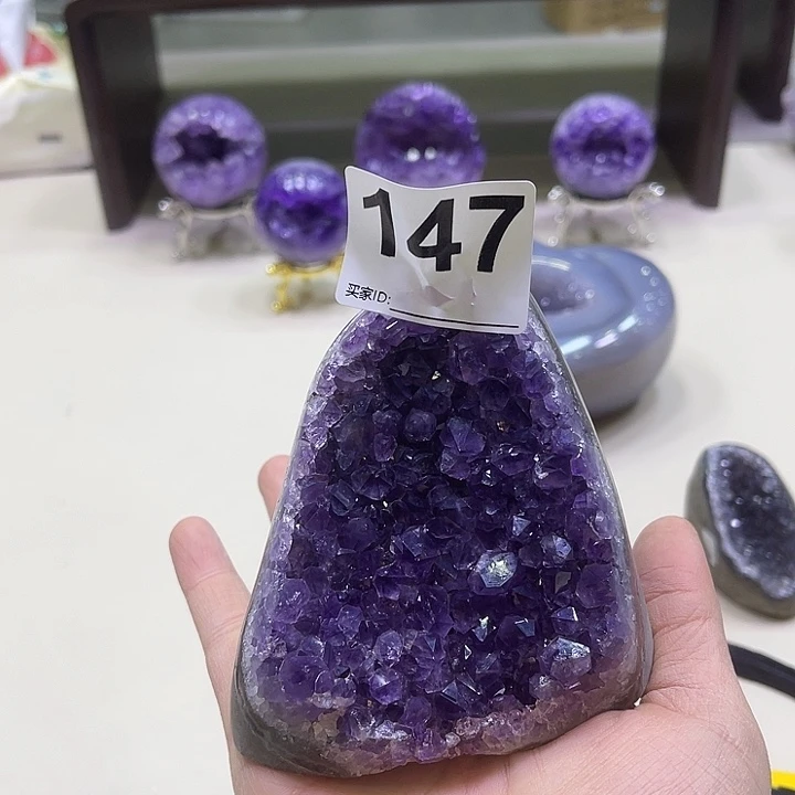 紫晶摆件未镶嵌摆件147