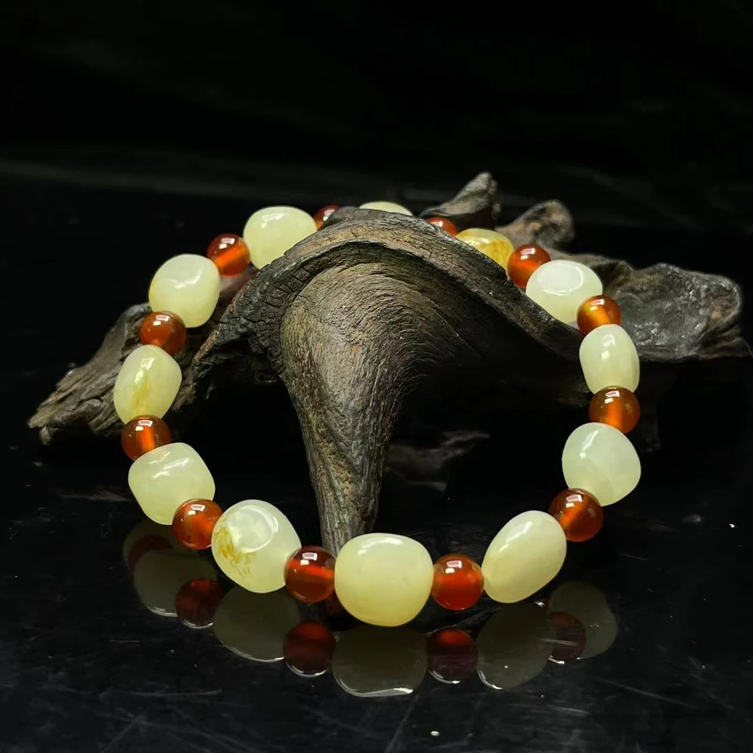 A594 和田玉手串 QQ723020