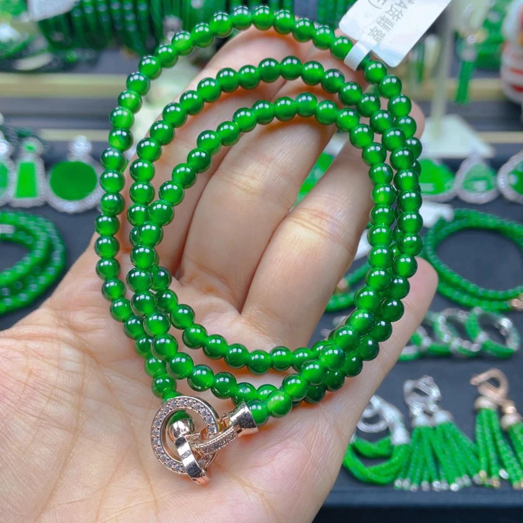 颈饰未镶嵌翡翠项链5