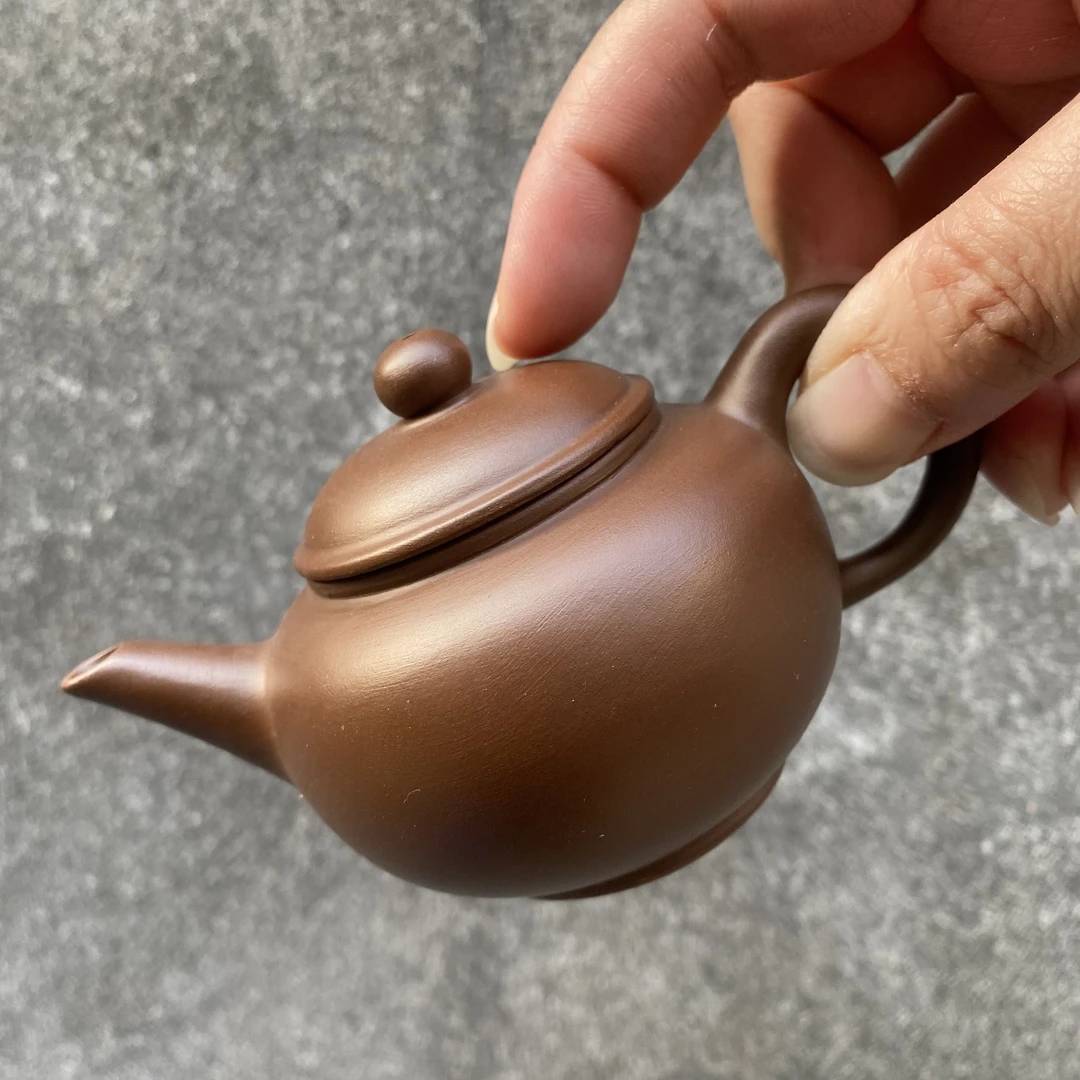 100毫升薄胎紫泥水平球孔GY0