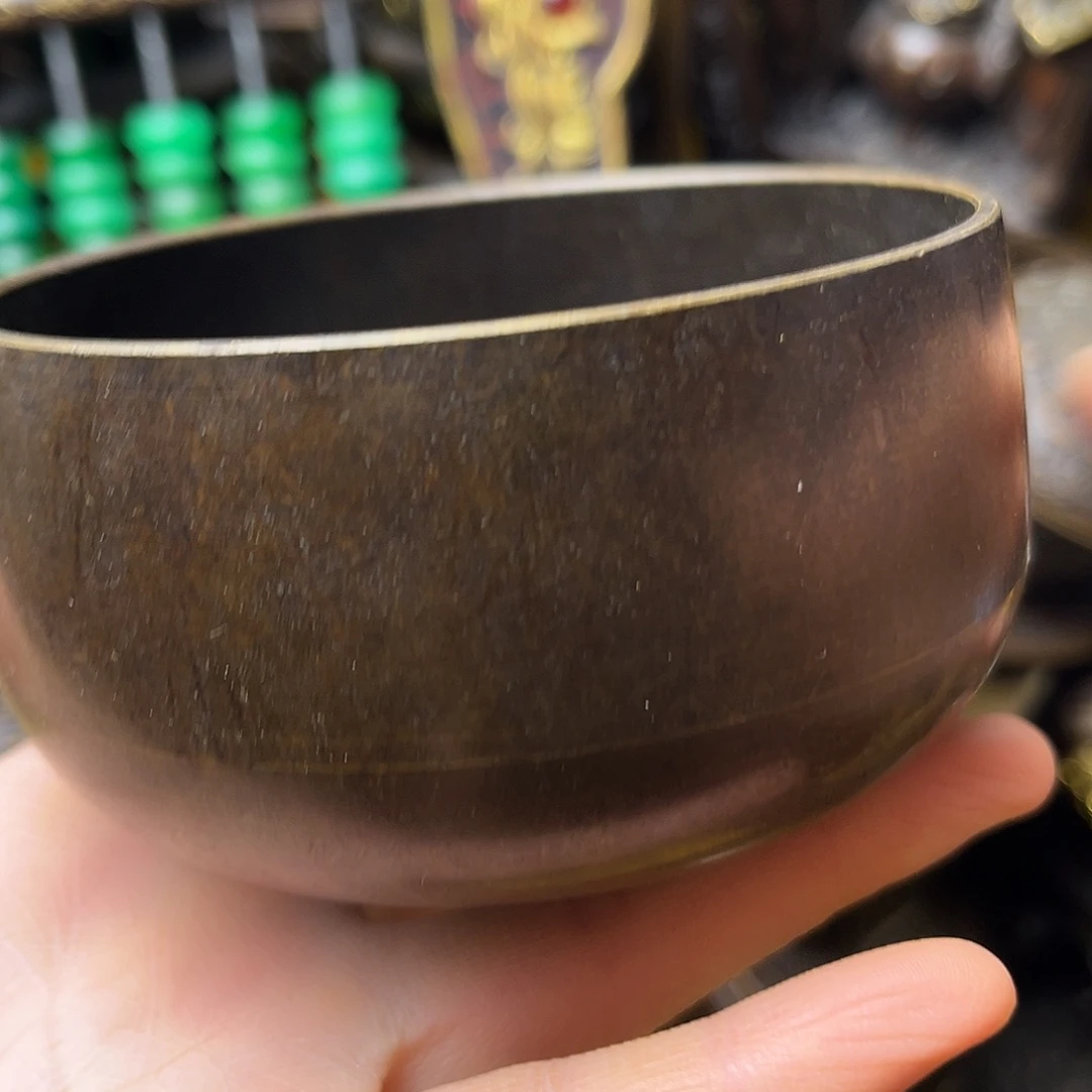 原矿风磨铜精雕摆件