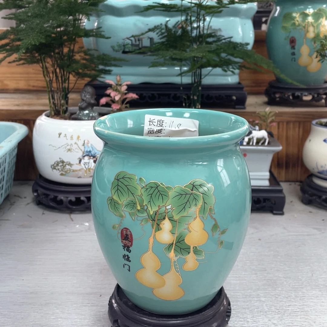 陶瓷花盆紫砂花盆盆景花盆
