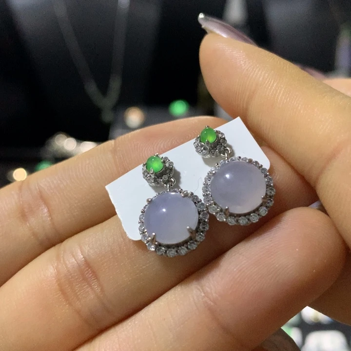 翡翠银S925镶嵌戒指