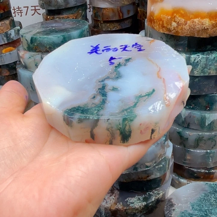 美***空定制玛瑙定制水草玛瑙手镯
