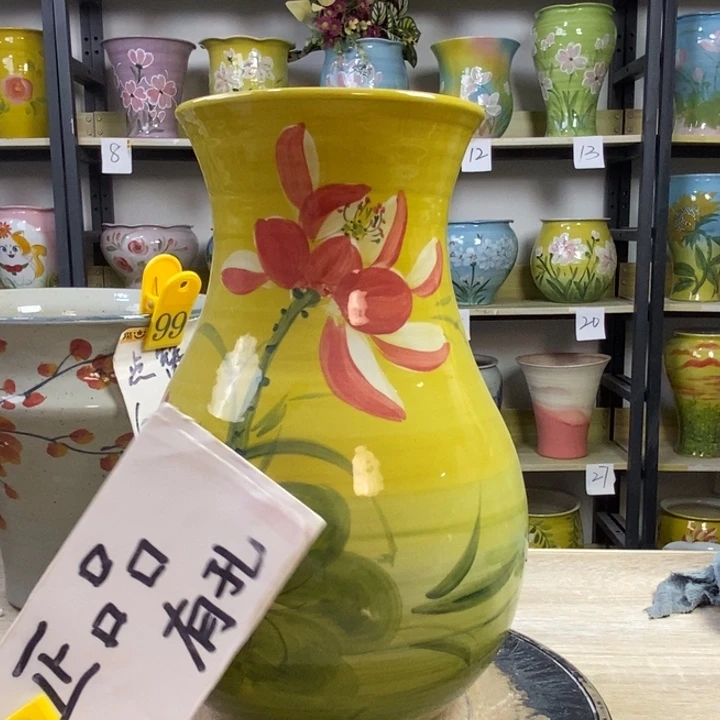 景德镇高温陶瓷花盆